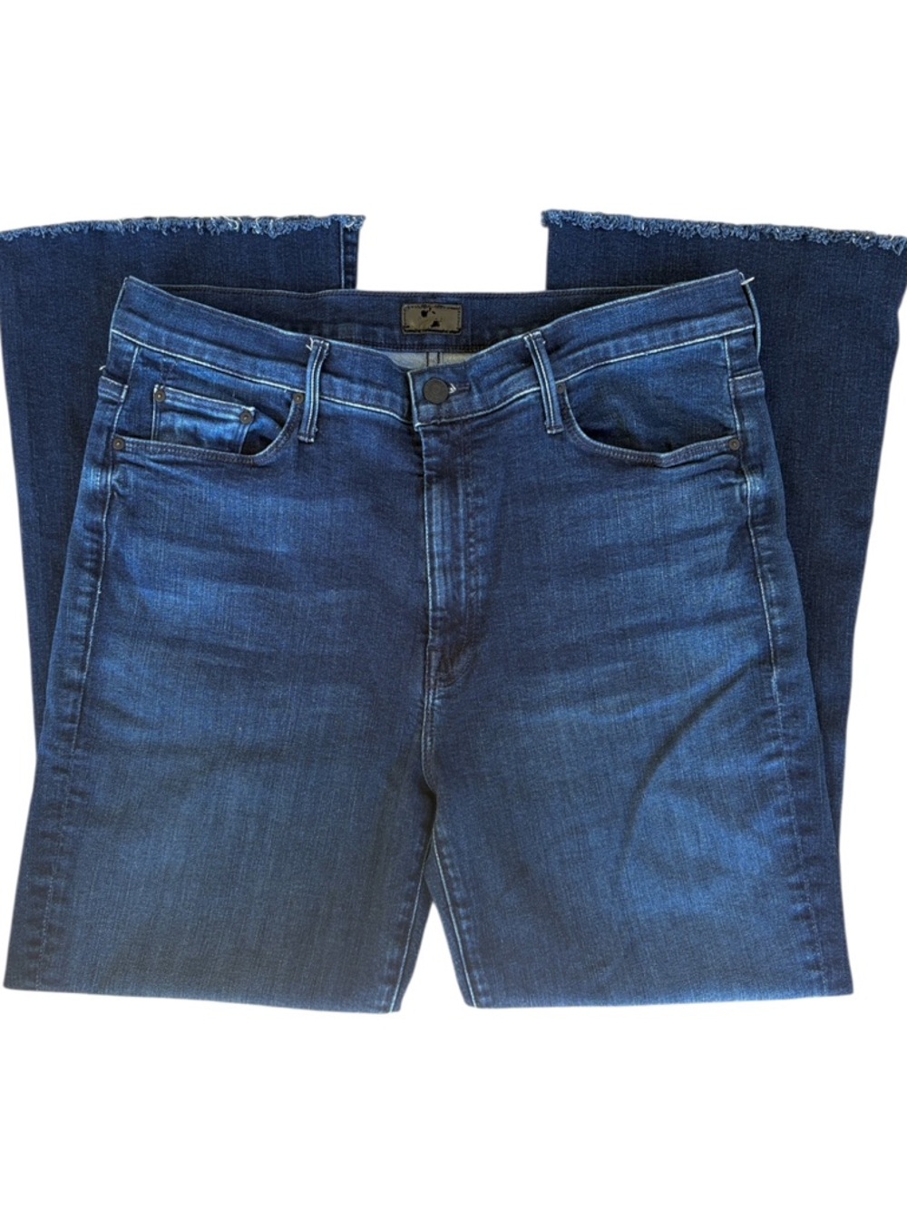 EUC MOTHER Jeans The Weekender Fray Jeans Size 34